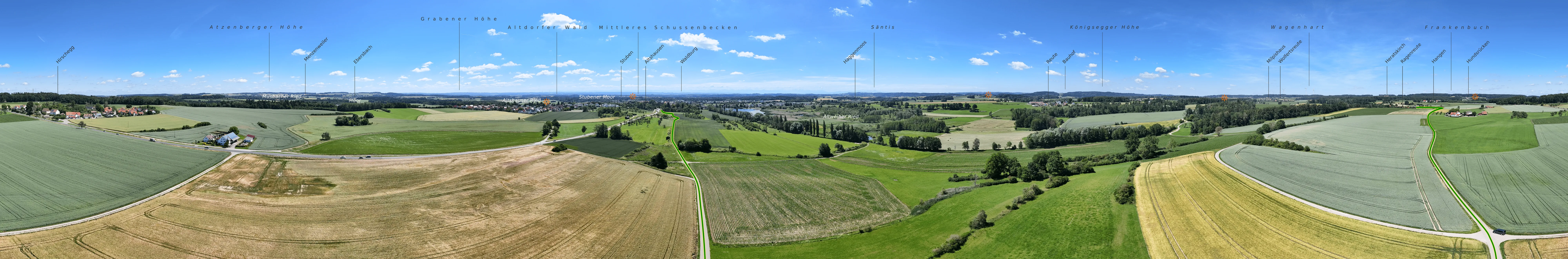 Panorama vom Bocksberg, 60 m
