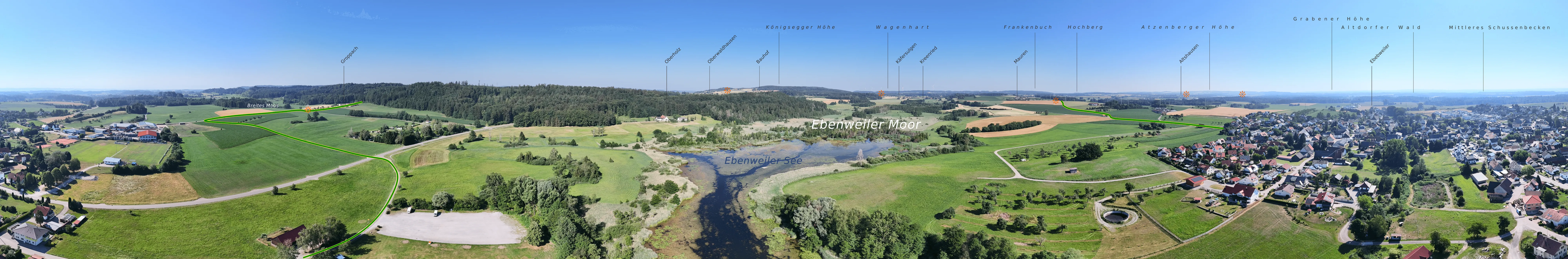 Panorama vom Ebenweiler, 60 m